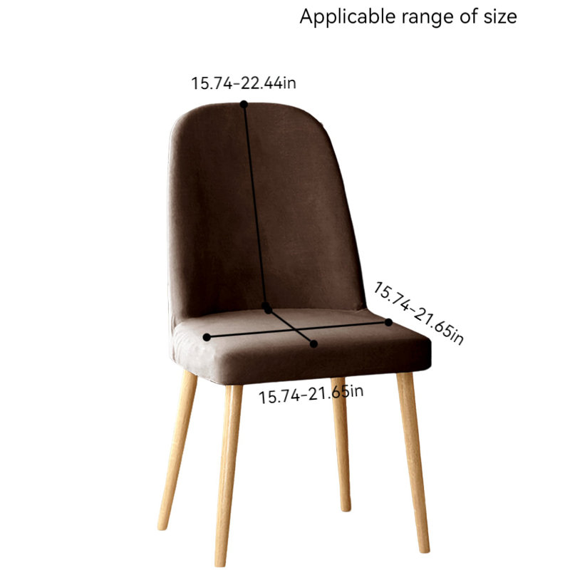 Housse pour chaise de salle à manger
