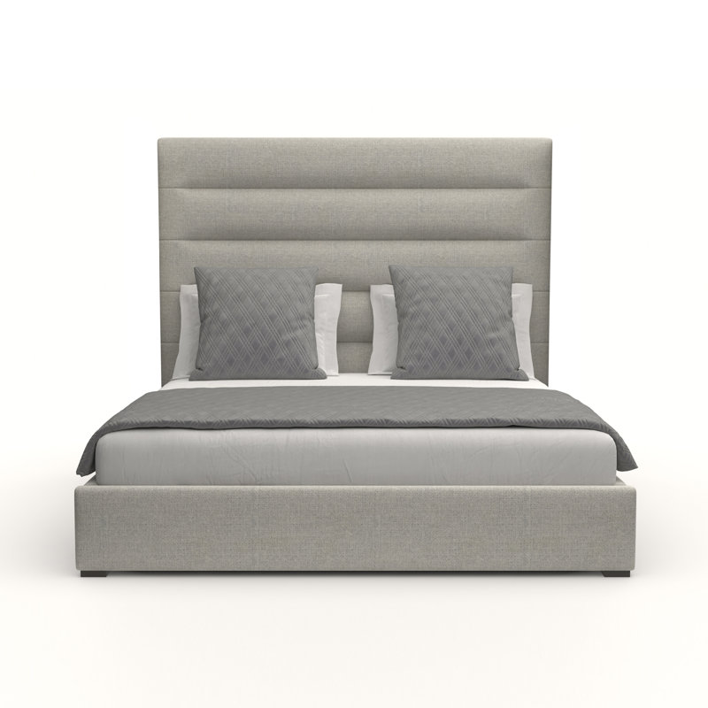 Dezyah Upholstered Standard Bed, Grey Revolution®, Queen