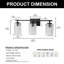Éclairage pour meuble-lavabo cylindrique à 3 lumières