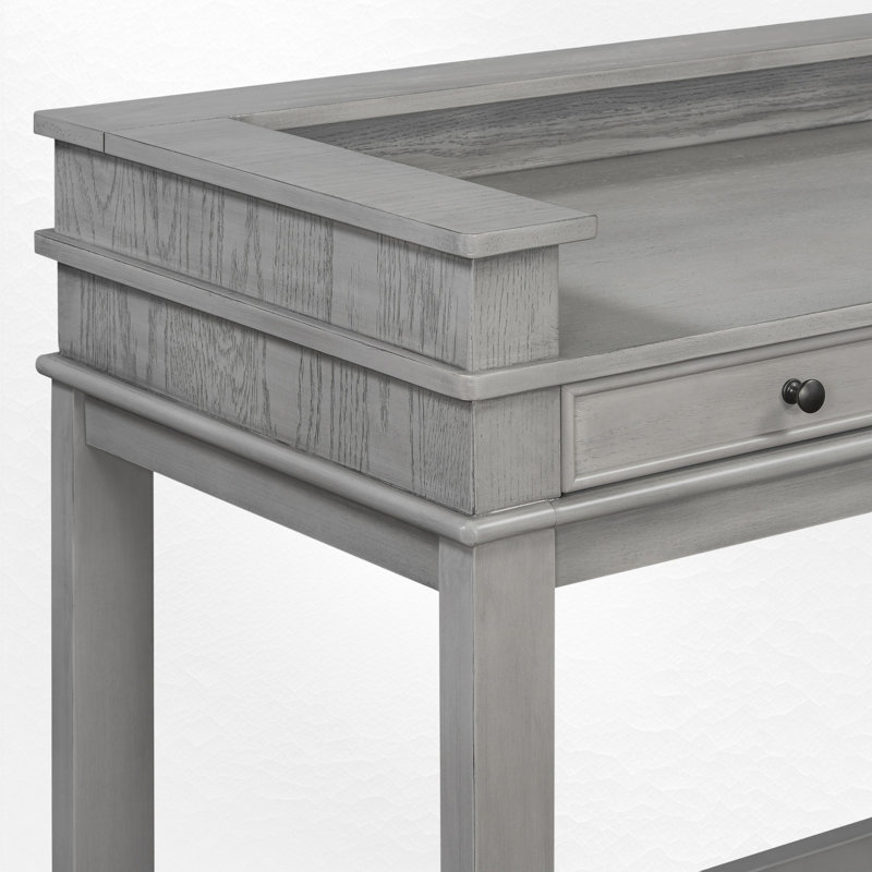 Ensemble de salle à manger rectangulaire L 53,12 po x l 19,33 po, Gris, Beige/gris