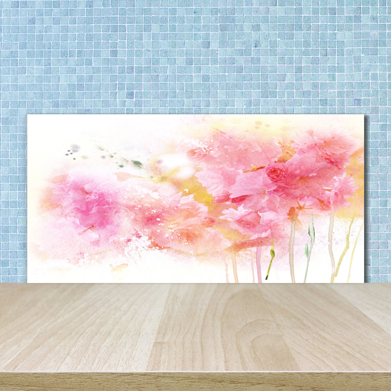 50cm W x 100cm L Glass Peel and Stick Panel