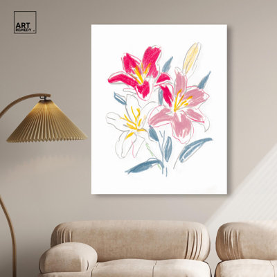 «Vibrant Verse», impression murale sur toile par Art Remedy, cadre noir, 16 x 20