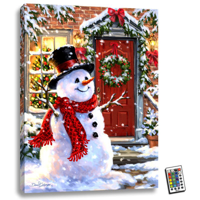 «Snow Place Like Home» 18 x 24, impression DEL ColorChange entièrement illuminée