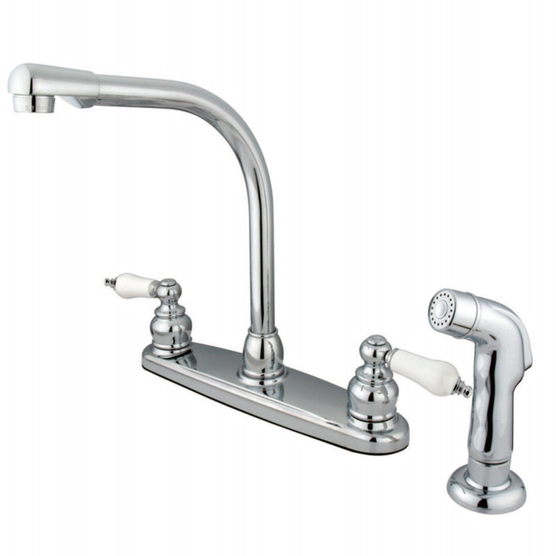 Robinet de cuisine Kingston, Chrome poli