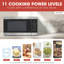 SHARP SMC2264KSC 2.2 cu ft. Stainless Steel Countertop Microwave Oven, Inverter Technology, Large Capacity for Families, Sensor Cook, Auto Defrost