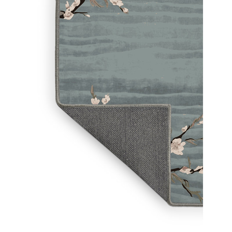 Silky Soft Plush Gray Area Rug, Round 4'