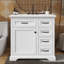 Meuble-lavabo 36 po avec lavabo, lavabo en céramique, 2 tiroirs basculants-1678331200