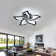 Rachna Dimmable 60cm LED Integrated Semi Flush Mount Ceiling Light With Remote control