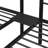 Twin Over Twin Over Twin Bunk Bed,Triple Bunk Bed With A Vertical Ladder, Metal Frame Bunk Bed With Safety Rail, Twin Over Twin Over Twin Triple Bunk