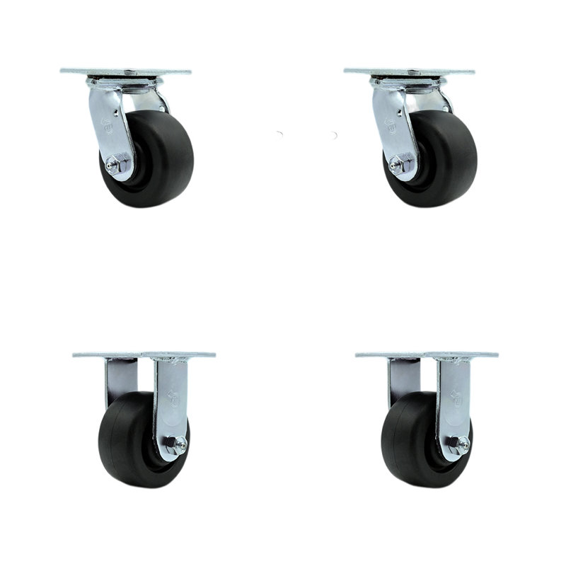 4 Piece Polyolefin Caster Set