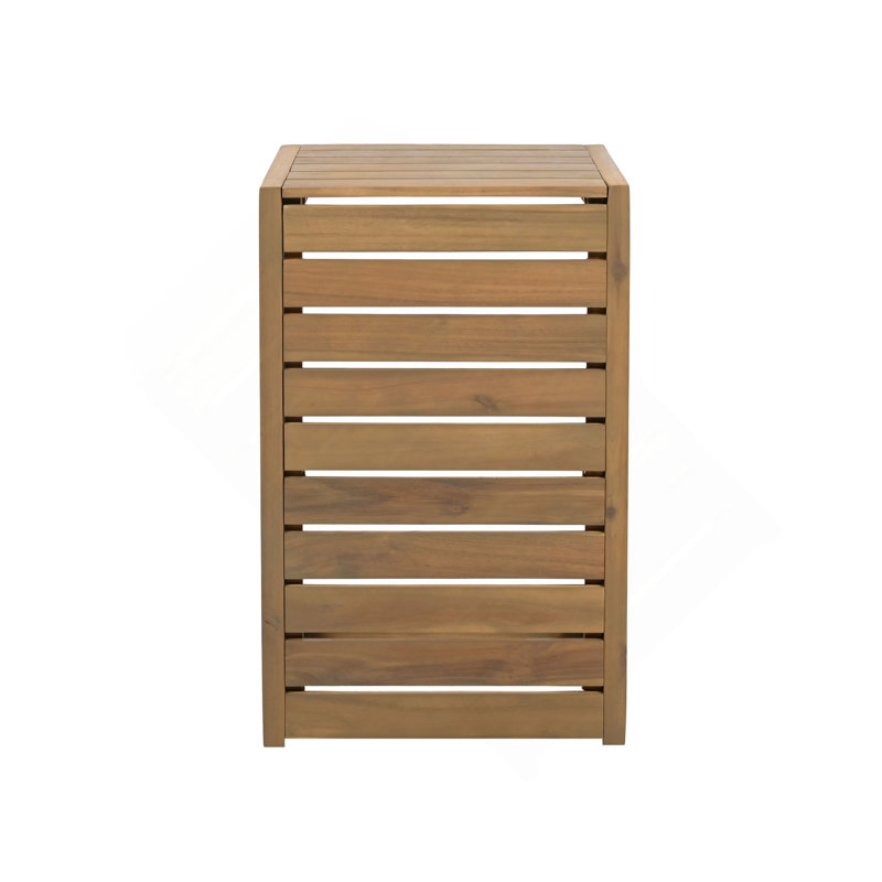 C-Shape End Table  Brown