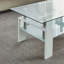 Table basse Artisan, pieds en acier inoxydable pour le salon-269958212