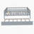 Wood Daybed With Trundle And Fence Guardrails-1509669592
