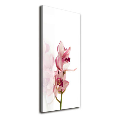 Pink Orchid - Wrapped Canvas Print