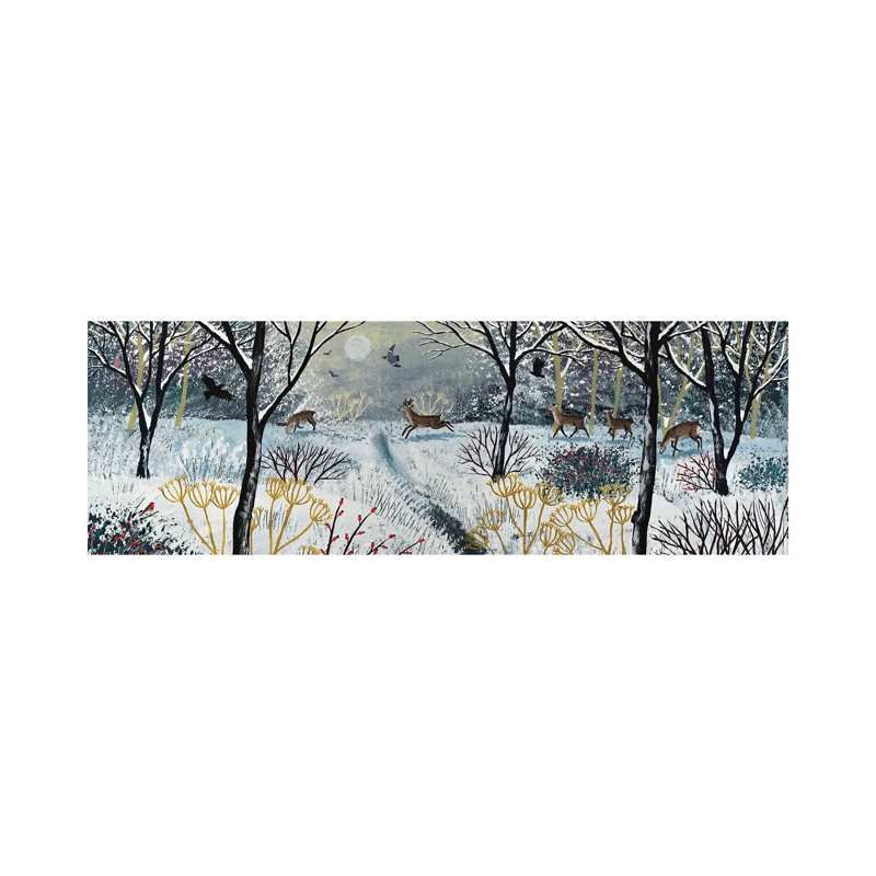 Through The Silence Of Snow by Jo Grundy - Wrapped Canvas Panoramic Print, 121.92 cm H x 40.64 cm W x 1.91 cm D