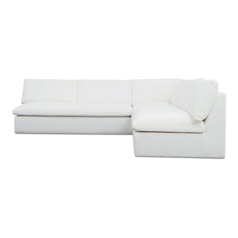 Ensemble de 3 pièces d'extérieur modulaires Wilkie, Blanc