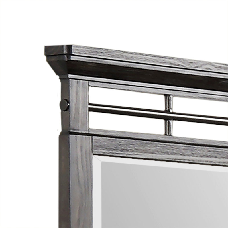 Miroir rectangulaire, miroir horizontal, miroir de commode pour la maison