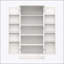 Garde-manger autoportant à DEL avec 2 portes, supports et tablettes réglables pour un rangement polyvalent et une esthétique moderne
