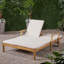 Double chaise longue de patio avec coussin-414613826