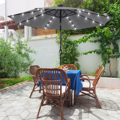Kenmore 9 Lighted Market Umbrella