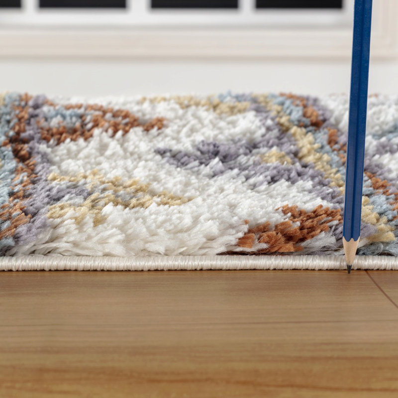 7 pi 10 po X 9 pi 10 po Tapis à poils longs, Rectangle 7 pi 10 po x 9 pi 10 po