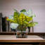 Vase décoratif en verre 10 po