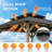 16 Ft. W x 12 Ft. D Outdoor Gazebo, Heavy-Duty Party Tent Shelter with Solid Wood Frame and Double-Layer Metal Ventilated Roof-126304012