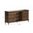 Erim 66 inch Modern TV Stand Console, Dark Brown Finish, Assembly Required