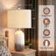 Lampe de table en céramique 23,5 po pour salon / chambre à coucher Chanise-960378111