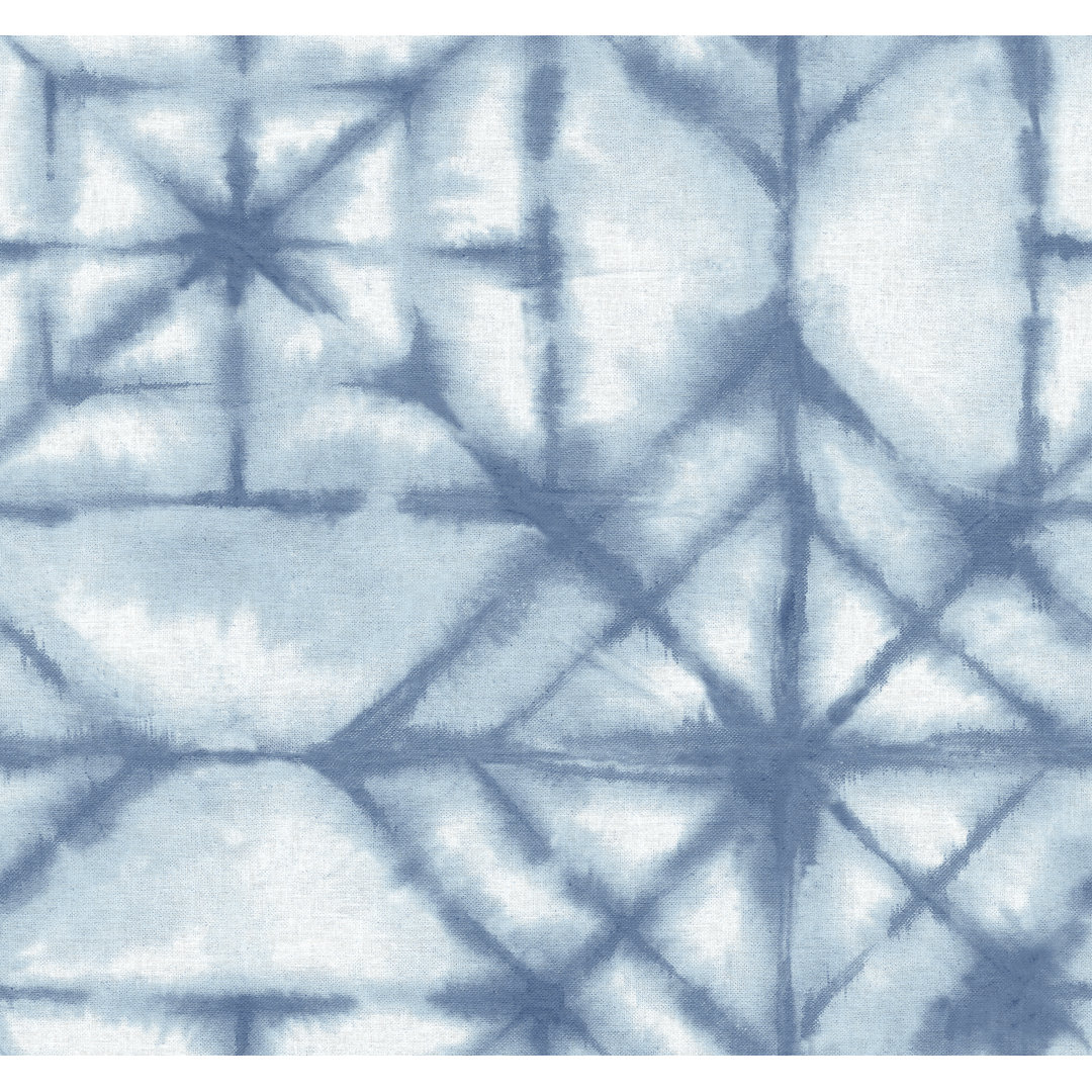 Alvarez Shibori 33' L x 20.5" W Textured Wallpaper Roll Dakota Fields