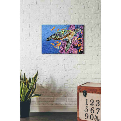 «Croisière le long II» par Carolee Vitaletti, art mural sur toile
