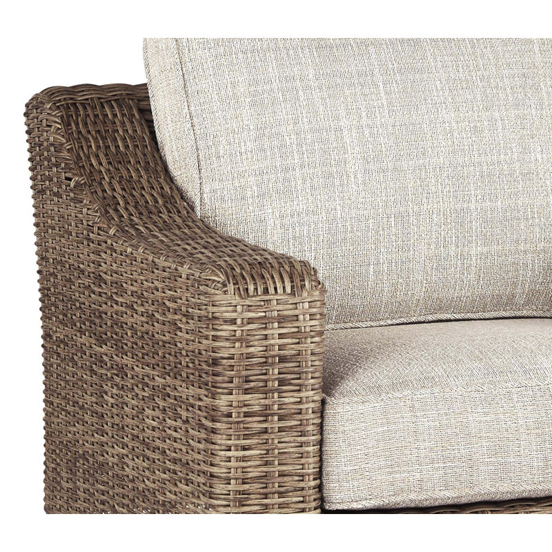 Shonta Swivel Wicker Outdoor Lounge Chair