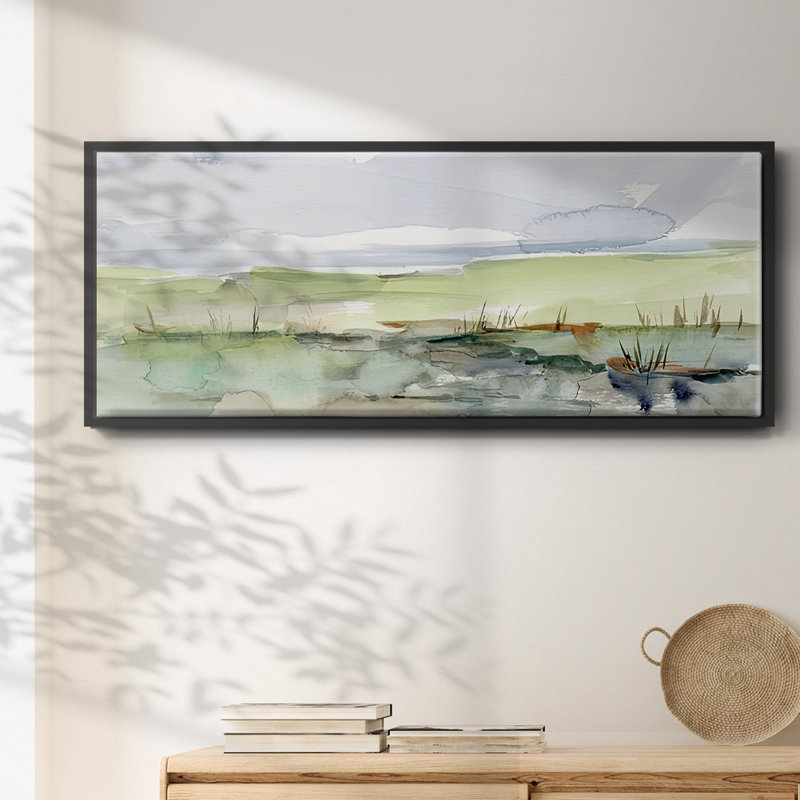 Pastel Inlet II - toile encadrée