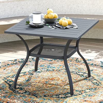 Olon Metal 4 - Person Dining Table