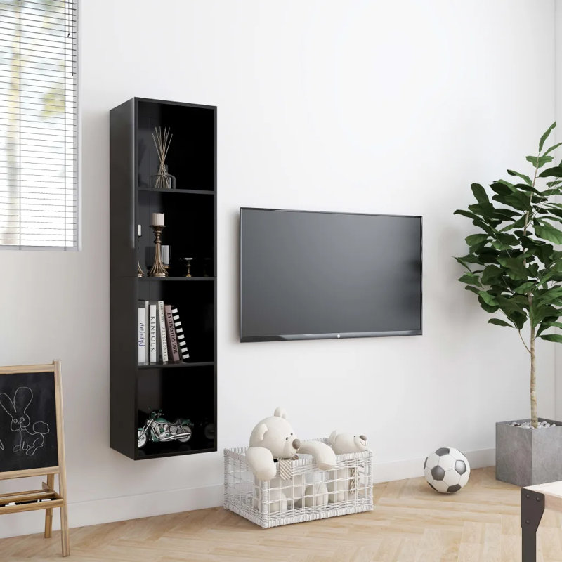Keya Cube Bookcase, Black
