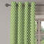 Rideau à œillets vert 2 panneaux Dakota Fields, 50 po, vert olive et blanc-1391487427