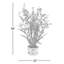 Oncidium Orchid In Cache Rose Trellis Pot