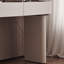 Coiffeuse avec miroir lumineux, 4 tiroirs, prise de courant