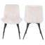 Aspen 5-Piece Casual Dining Set - Large Round Table with 4 Upholstered Diamond Stitch Fabric Chairs-123477255-123477254