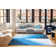 Tapis bleu Maisie