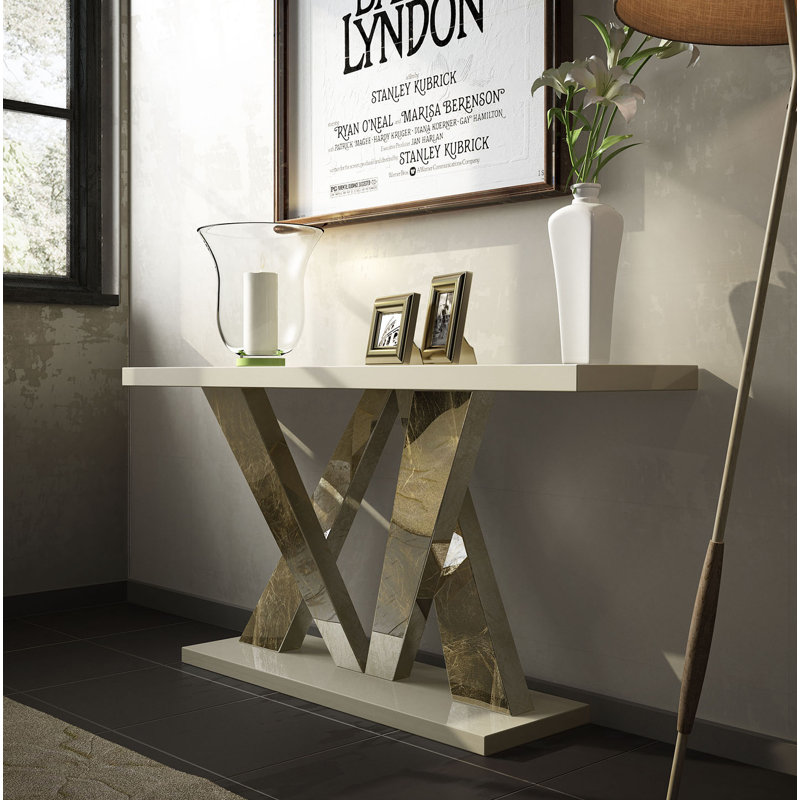 Saphire Console Table, 29.5" H x 39.4" W x 15.6" D, Matte