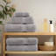 Essuie-mains vidaXL Premium "SOLund" 4 pièces gris 30 x 30 cm 600 g / m²-655919179