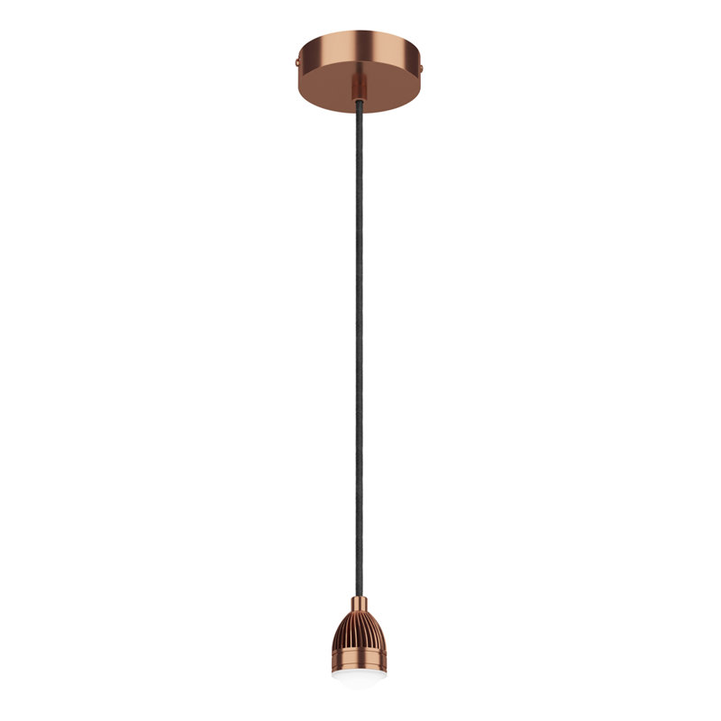 Casper 1 - Light LED Bell Pendant, Copper