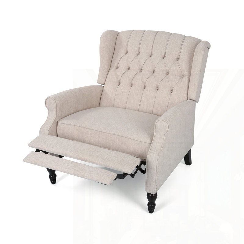 Fauteuil en tissu, Beige