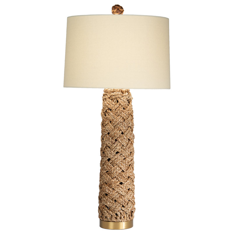 Lampe de table brun / or 36 po Mitzi