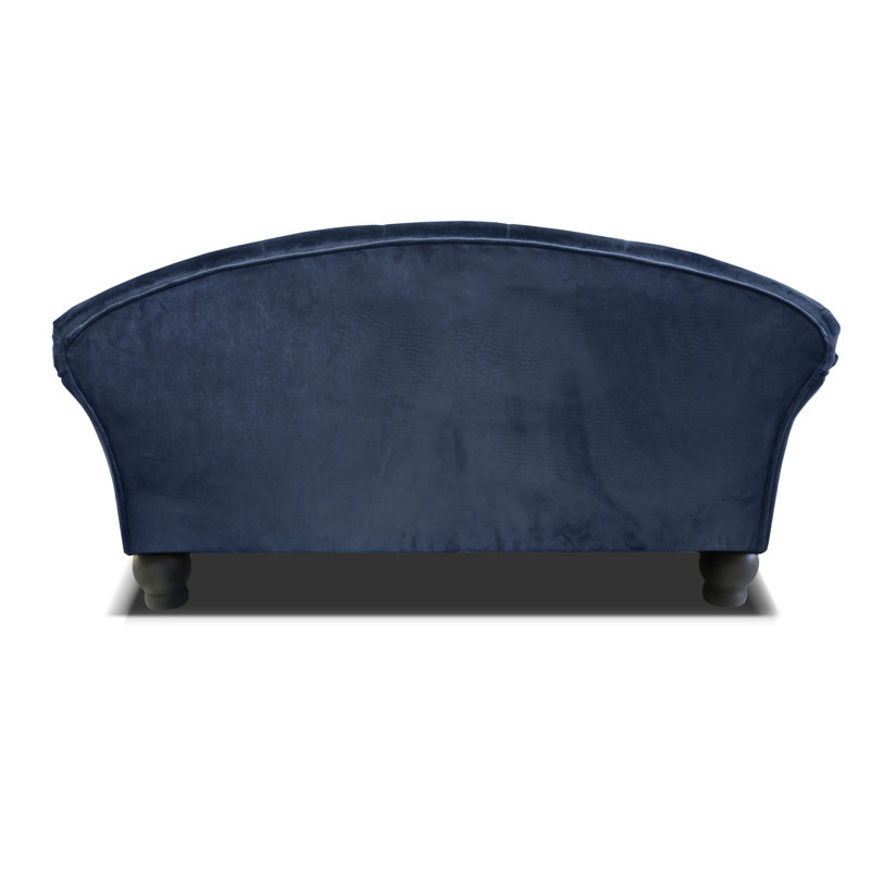 Debose Orthopedic Polyester Pet Bed, Blue