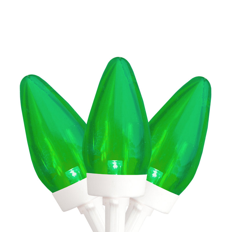 Guirlande de lumières DEL 1 po, Vert