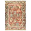 Hand Knotted Cotton Area Rug in Red And Black