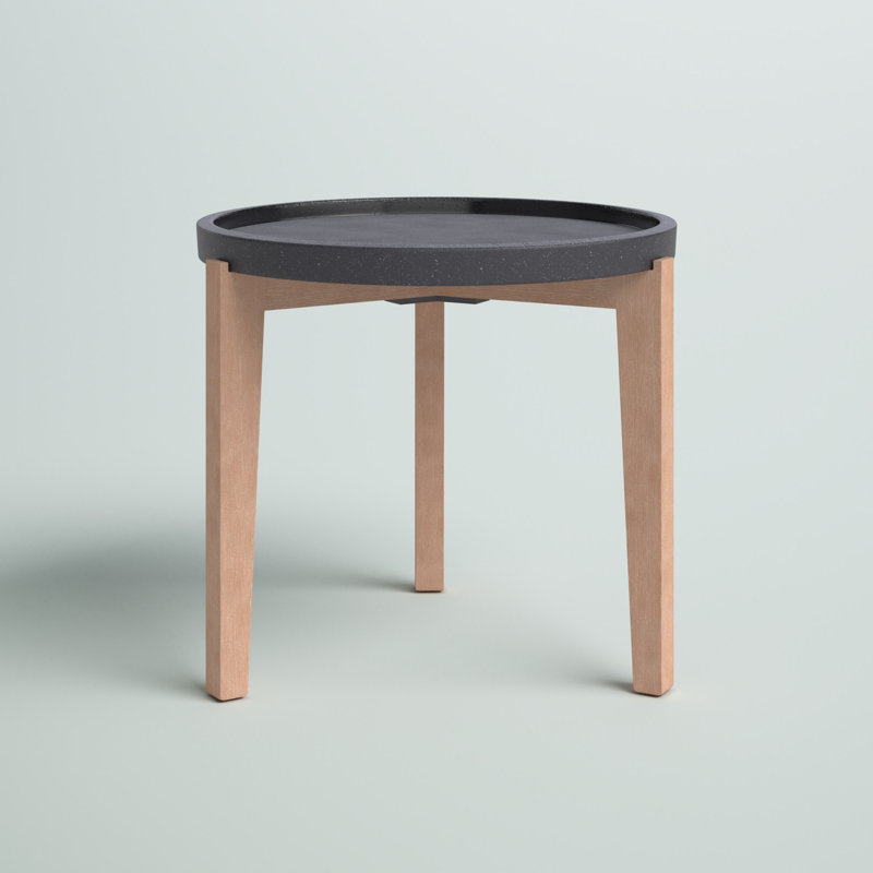 Table d'appoint Summerfield, L 20,8 po x l 20,8 po, Noir