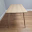 Wood Dining Table Set with 4 Velvet Chairs Kitchen Dining Furniture Set-1619821661